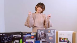 2023年初売り「ゲーミングPC組立キット福袋」を人気コスプレイヤー えなこさんが実際に組み立て！ [upl. by Ladonna]