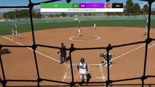 EAC Softball vs Yavapai College Game 2 [upl. by Gaultiero]