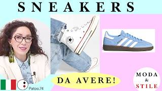 TENDENZE SCARPE Che SNEAKERS vanno di moda nel 2024 Trend accessori  Patoo 74 abbigliamento donna [upl. by Rivkah]