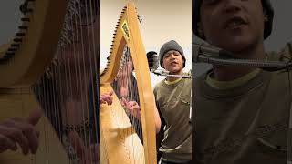 HipHop amp Harp Kathlyn Kinney and T Dodger live at Poetry Rising  quotAddisonquot the Airplane Song [upl. by Nara34]