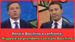 Lintervista a Matteo Renzi risposte sorprendenti con Italo Bocchino [upl. by Entroc]