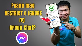 GROUPCHAT RESTRICT OR IGNORE MESSAGES 2023｜Paano Mag IgnoreRestrict Ng Group Chat Sa Messenger [upl. by Fantasia]