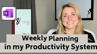 Weekly Planning in OneNote Productivity System Week 44 [upl. by Meta]