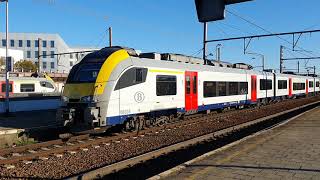 NMBSSNCB Desiro arrives in Antwerpen Berchem [upl. by Nyved]