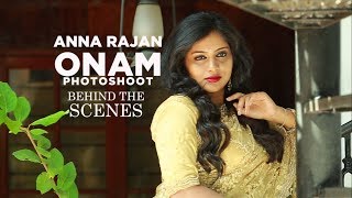 Behind the Scenes video of Anna Rajan Photoshoot for Grihalakshmi [upl. by Anait]