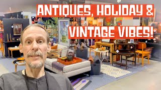 Rare Finds amp Creative Styling at Big Antique Vintage Show [upl. by Baiss]