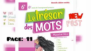 CE6LE TRÉSOR DES MOTSPAGE11 [upl. by Aissila]