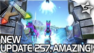 NEW ARK 257 UPDATE FIRST GAMEPLAY  TEK CAVE ASCENSION GIANT BEE CLONING  ARK Survival Evolved [upl. by Mackay]