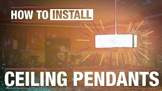 How To Install Ceiling Pendants [upl. by Duong]