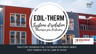 Mise en œuvre du système dIsolation Thermique par lextérieur EDILTherm® [upl. by Gotthelf]