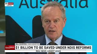 New NDIS reforms will save 1 billion [upl. by Candi680]