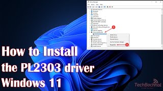 How to install the PL2303 driver on Windows 11 [upl. by Fazeli]