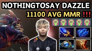 🔥 NOTHINGTOSAY DAZZLE Midlane Highlights 0 DEATH 🔥 EZ Mid Insane Damage Immortal 9 NTS  Dota 2 [upl. by Amsirhc]