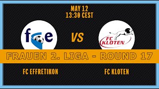 FRAUEN 2 LIGA Tour 17 FC Effretikon  FC Kloten [upl. by Llehsar315]