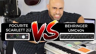 TECH TALK EP 2  FOCUSRITE 2i2 VS BEHRINGER UMC404 [upl. by Nena457]