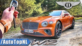 2019 Bentley Continental GT W12 REVIEW POV Test Drive on AUTOBAHN amp ROAD by AutoTopNL [upl. by Onaicram388]