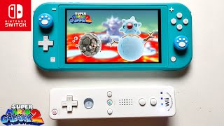 Super Mario Galaxy 2 Freezy Flake Galaxy On Nintendo Switch Lite [upl. by Melan]