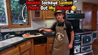 The Ultimate Smoked Sockeye Salmon Recipe – Smoky Tender amp Delicious🐟😋 [upl. by Sabra235]