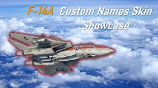 F14A Custom Names Skin VF1  War thunder [upl. by Aruol82]