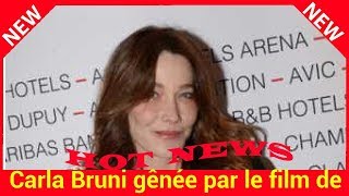 Carla Bruni gênée par le film de sa soeur ne cache pas son malaise [upl. by Dyanne]