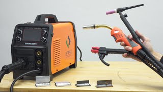 4 in 1 Multi Welder MIG TIG MMA  HITBOX SYN MIG 200 PRO  Unboxing and Test [upl. by Aruasi]