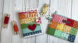 Needle Book Sewing Tutorial [upl. by Amrac3]