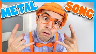 Blippi Writes a Metal Song [upl. by Arrak]