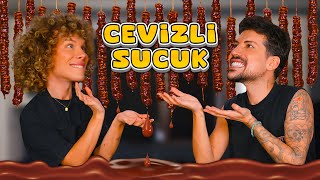 CEVİZLİ SUCUK YAPTIK [upl. by Behm]