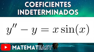 ✏️ EDO No Homogénea  Coeficientes Indeterminados Ejercicio 4 [upl. by Matti]