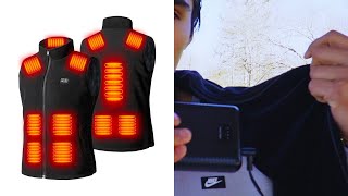 LORUSAFF Heated Vest for Men with Battery Pack Update Review [upl. by Enilorak]