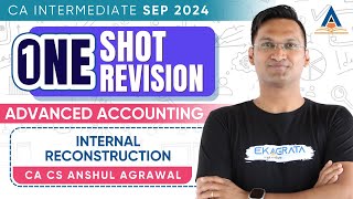 CA Intermediate Advanced Accounting INTERNAL RECONSTRCUTION By CA Anshul Agrawal [upl. by Teri125]