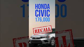 ⚠️Honda Civic 20222024 RECALL  Steering Rack Issue Act Now for Your Safety 🚗 [upl. by Sheelah371]