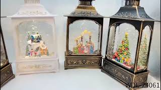 Indoor Holiday Decor Lantern Nativity Custom Family Acrylic Snow Globe [upl. by Menzies]