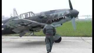 Messerschmitt Bf 109 G6 engine start no sound [upl. by Tomlinson546]