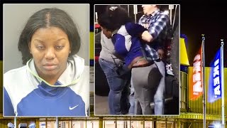 Woman Caught Leaving Ikea With Frying Pan Stuffed Down Her Leggings Cops [upl. by Licko]