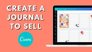 Create a Journal in Canva to Sell on Amazon KDP Templates Included [upl. by Elleina]