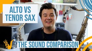 Alto vs Tenor Saxophone The Sound Comparison [upl. by Thane]