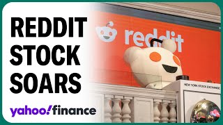 Reddit stock soars on Q2 forecast [upl. by Bunnie]