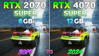 RTX 2070 SUPER vs RTX 4070 SUPER  5 Years Difference [upl. by Dieter]