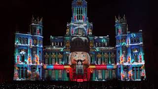 “Un sueño de navidad”  Videomapping 3D Oficial En Palacio Cibeles Madrid 2019 [upl. by Ollie]