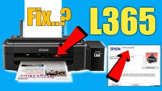 epson l365 red light blinking problem solutionsepson l365 resetter free downloadservice required [upl. by Anel]