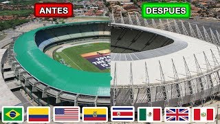 10 INCREÍBLES Remodelaciones De Estadios [upl. by Aicetel61]