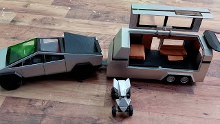 TESLA CYBER TRUCK ATV QUAD BIKE WITH CARVAN [upl. by Inait]