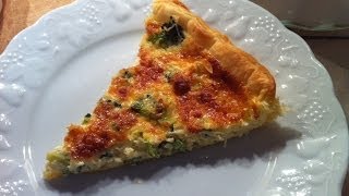 How to Make Broccoli Cheese Quiche [upl. by Essyla605]