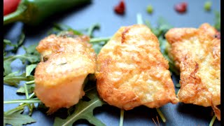 Pan Fried Cod Fish PancakeFish Cake Recipe 대구전 [upl. by Melony]