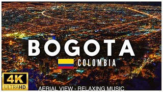 Bogota Colombia 🇨🇴 4K ULTRA HD Drone Footage  Bogota city Aerial view with Relaxing Music [upl. by Yeltrab]