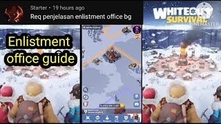 Whiteout Survival Enlistment Guide [upl. by Tips]