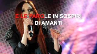 Nathalie  Vivo Sospesa  Karaoke con testo [upl. by Merline277]