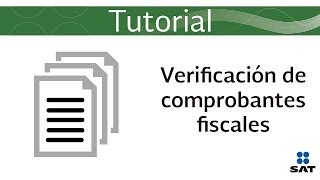 Tutorial Verificación de comprobantes fiscales impresos [upl. by Gottuard427]