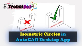 Isometric circle in AutoCAD Desktop [upl. by Teresita]